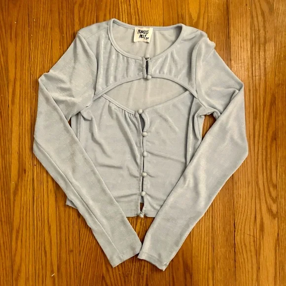 Blue Princess Polly top - Picture 1 of 2